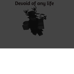 Devoid of any life