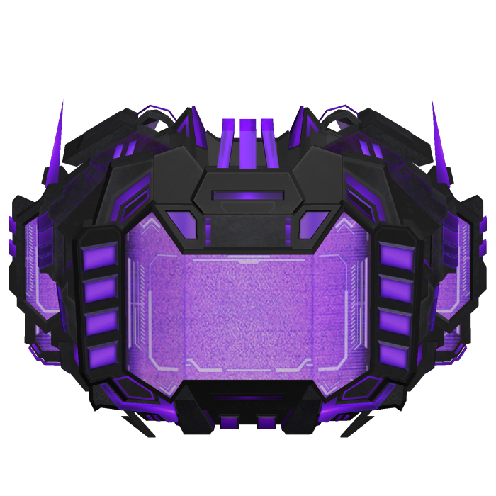 HMHD Cyber Titan Dark Ages Head (Purple)
