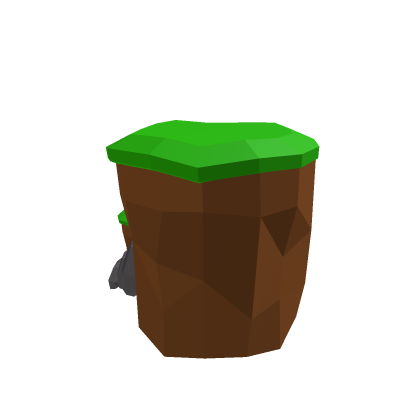 LOW POLY MOUNTAIN WITH ROCKS