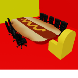 Hotdog meeting.