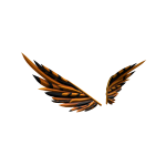 [ pbr gift ] Pumpkin Giftwrap Wings [ v2 ]