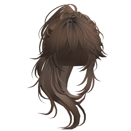 Wolfcut Anime Layered Ponytail Light Brown