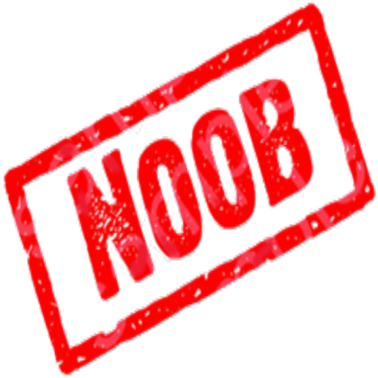 Noob Sign Roblox decal
