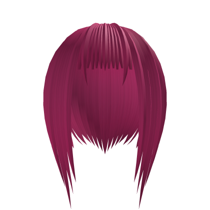 Hot pink vampire fangs emo vkei hair thumbnail