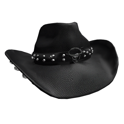 Black Punk Cowboy Hat