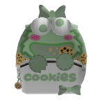 Green Fluffy Cookie Animal Backpack
