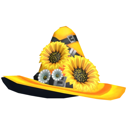 Sunflower Witch / Wizard Hat Roblox item thumbnail
