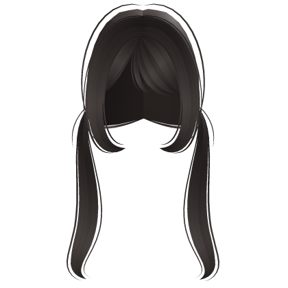 ♡ pigtails moe fofas em marrom claro  Roblox item