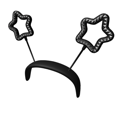 Studded Black Diwali Sparkler Headband Addon