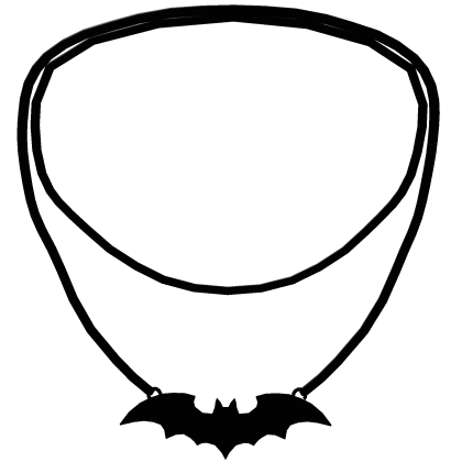 Halloween Bat Necklace
