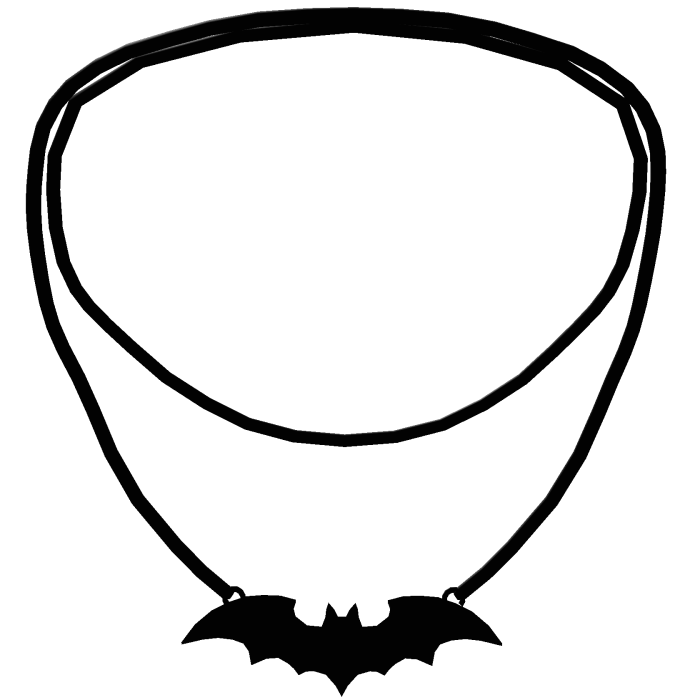Halloween Bat Necklace