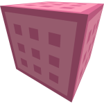 Pink Wool Block Head