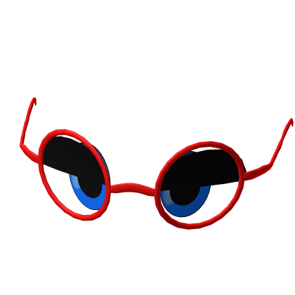 Kemono Cat Blue Eyes w/ Red Glasses Addon