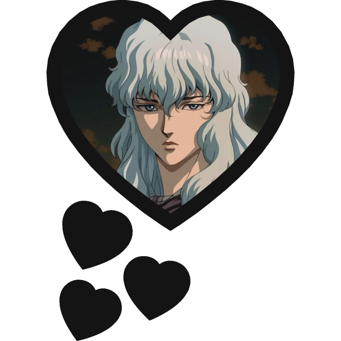 Griffith Thinking Hearts Berserk