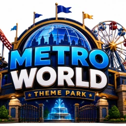 metro world theme park icon
