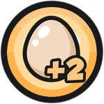 +2 Eggs!