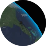 The First Satellite Roblox badge thumbnail