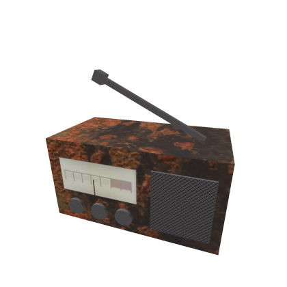 Creepy Corroded Metal Radio