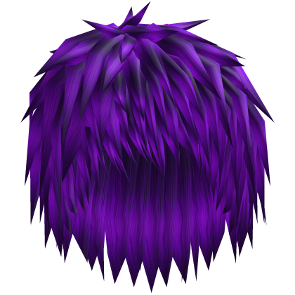 Emo Purple Hair w/ Short Bangs