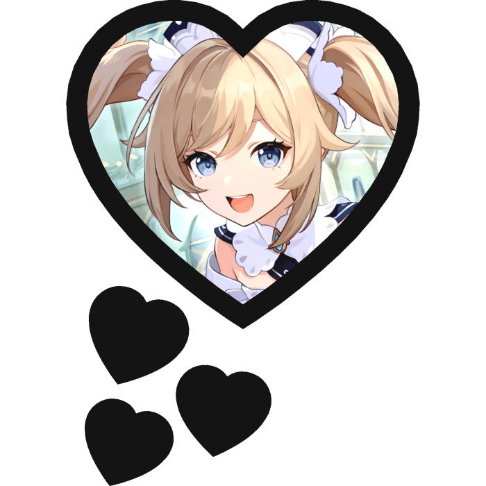 Barbara Thinking Hearts Genshin Impact
