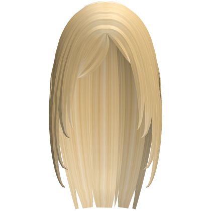 ・ᴥ・ :  Cute Moe Straight Long Kawaii Blonde Roblox item