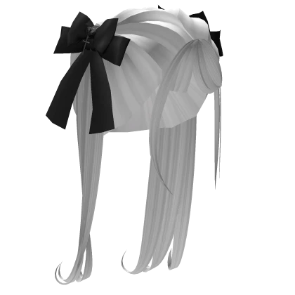 Emo Anime Girl Pigtails (White) | Roblox Item - Rolimon's