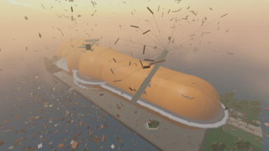Thumbnail for Roblox game: Destroy The Bridge