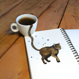Frog's Cat cafe! .w.