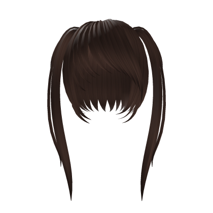 brown vkei scene pigtails