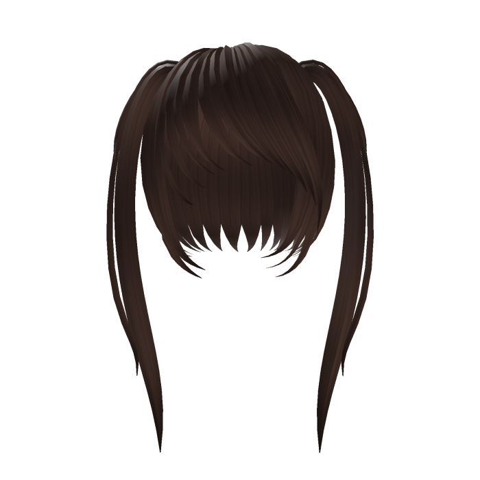 brown vkei scene pigtails