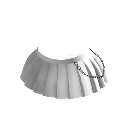 White Pleated Mini Skirt thumbnail