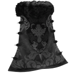 Onyx Patterned Immotral Cape