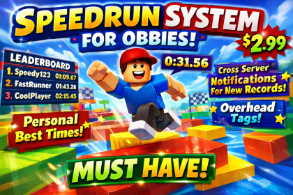 ACDI - Speedrun (and more!) System for Obbies preview 1