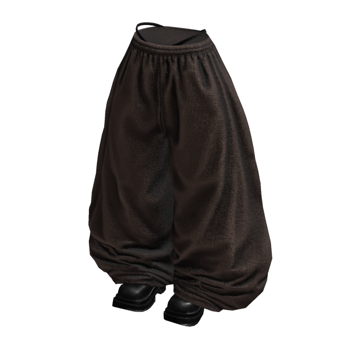 Fade Balloon Sweatpants (Brown Black)