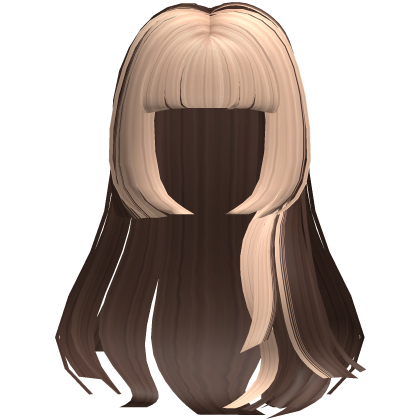 Anime School Girl  Hime Cut (Blonde and Brown) Roblox item
