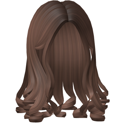 Angelic Curly Hair in Brown Roblox item