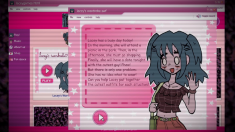 Lacey's Flash Games [FANGAME] screenshot 1