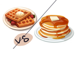 Waffles Vs Pancake Wars!