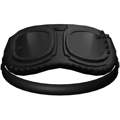 Black Emo Y2K Studded Punk Goggles