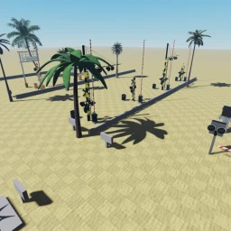 Railroad crossing simulator icon