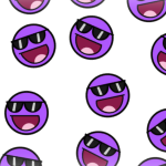 Purple Sunglasses Epic Face