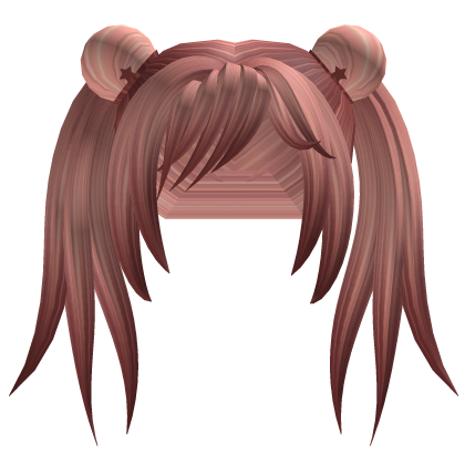 Pink Bun Twintails Pigtail Roblox item