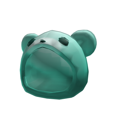 Preppy Teal Tie-dye Bear Hood