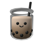 Boba Milk Tea Head