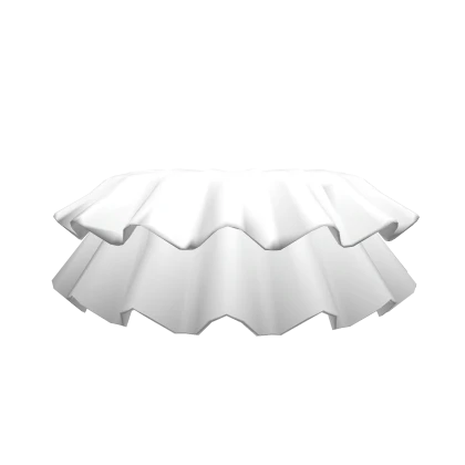 3.0 White Short High Waisted Ruffled Tutu Skirt Roblox Item Rolimon s