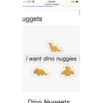 DINO CHICKEN NUGGETS :)