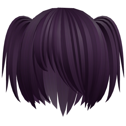 ノ_< dark purple shy messy scene bob  Roblox item