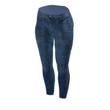Ripped Blue Jeans