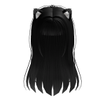Anime Cat Girl Black Hair