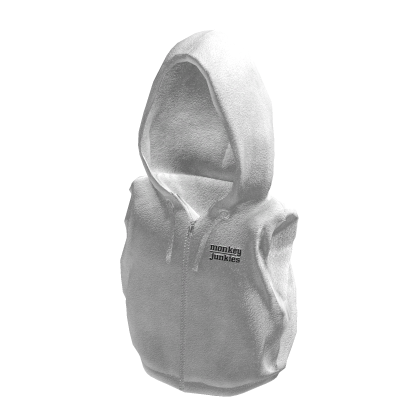 MJ - Hoodie Sleeveless White thumbnail